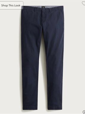 J. Crew Navy Men’s Stretch Chinos